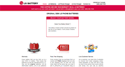 Desktop Screenshot of lgbattery.net